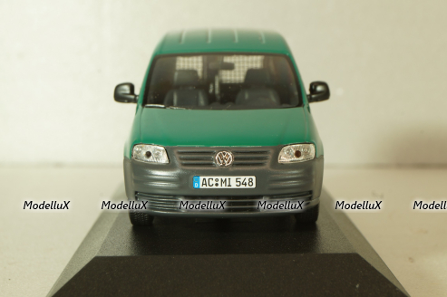 Volkswagen Caddy van, green, Minichamps 1:43