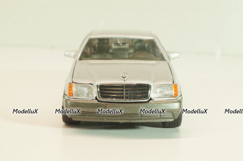 Mercedes-Benz 600 SEL (W140) 1991, silver metallic, 1261S, Schabak 1:43