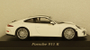 Porsche 911R (991.2) 2016, white with black strips, 940066220, Maxichamps 1:43
