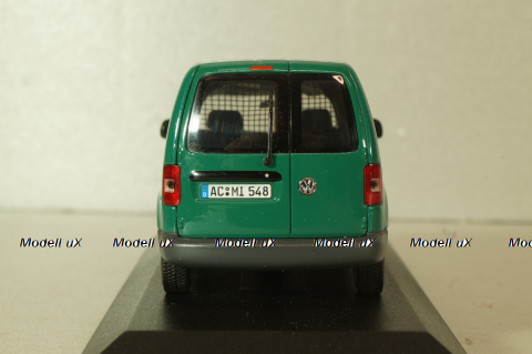 Volkswagen Caddy van, green, Minichamps 1:43