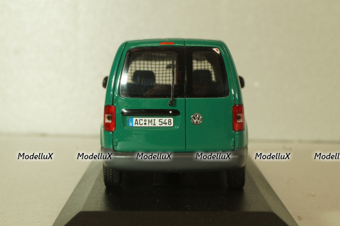 Volkswagen Caddy van, green, Minichamps 1:43