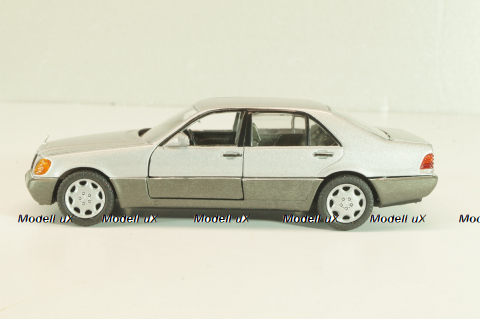 Mercedes-Benz 600 SEL (W140) 1991, silver metallic, 1261S, Schabak 1:43
