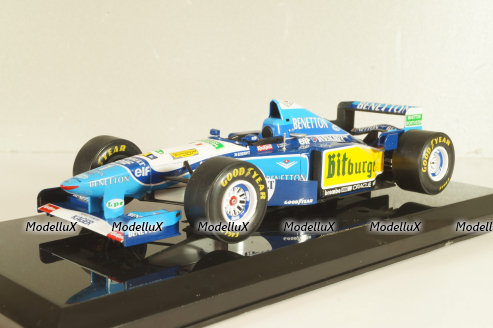 Benetton Renault B 195 M.Schumacher 1995, Formula 1, LGF022, LE GRANDI FORMULA 1 №22, Altaya 1:24