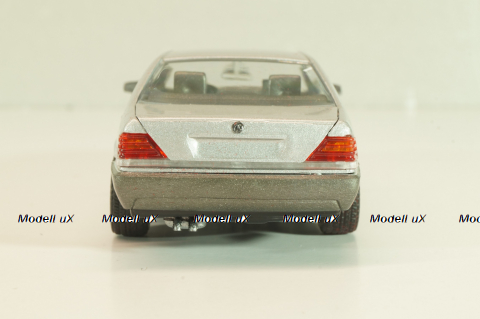 Mercedes-Benz 600 SEL (W140) 1991, silver metallic, 1261S, Schabak 1:43