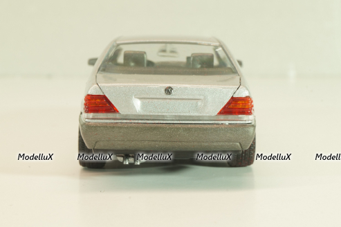 Mercedes-Benz 600 SEL (W140) 1991, silver metallic, 1261S, Schabak 1:43