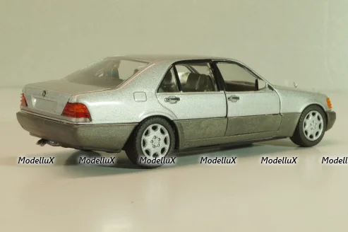 Mercedes-Benz 600 SEL (W140) 1991, silver metallic, 1261S, Schabak 1:43
