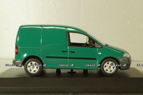 Volkswagen Caddy van, green, Minichamps 1:43