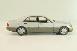 Mercedes-Benz 600 SEL (W140) 1991, silver metallic, 1261S, Schabak 1:43