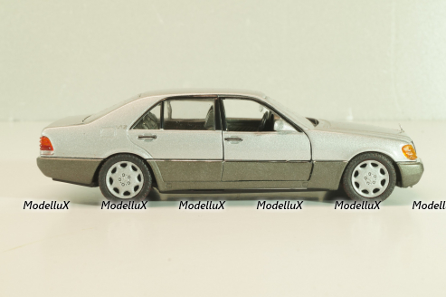 Mercedes-Benz 600 SEL (W140) 1991, silver metallic, 1261S, Schabak 1:43