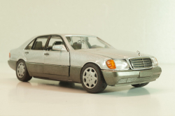 Mercedes-Benz 600 SEL (W140) 1991, silver metallic, 1261S, Schabak 1:43