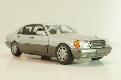 Mercedes-Benz 600 SEL (W140) 1991, silver metallic, 1261S, Schabak 1:43