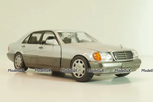 Mercedes-Benz 600 SEL (W140) 1991, silver metallic, 1261S, Schabak 1:43