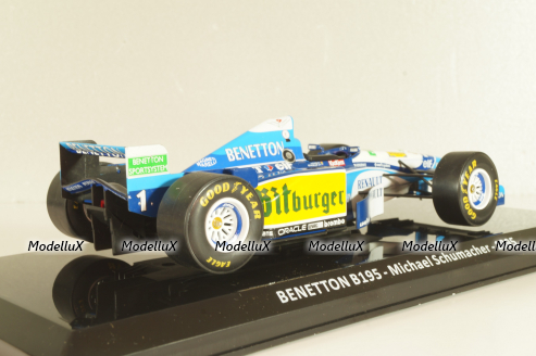 Benetton Renault B 195 M.Schumacher 1995, Formula 1, LGF022, LE GRANDI FORMULA 1 №22, Altaya 1:24
