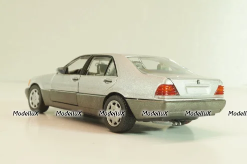 Mercedes-Benz 600 SEL (W140) 1991, silver metallic, 1261S, Schabak 1:43