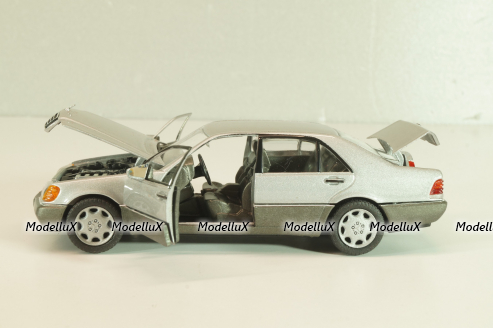 Mercedes-Benz 600 SEL (W140) 1991, silver metallic, 1261S, Schabak 1:43