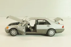Mercedes-Benz 600 SEL (W140) 1991, silver metallic, 1261S, Schabak 1:43