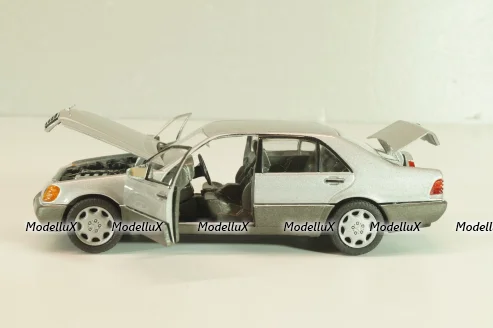 Mercedes-Benz 600 SEL (W140) 1991, silver metallic, 1261S, Schabak 1:43