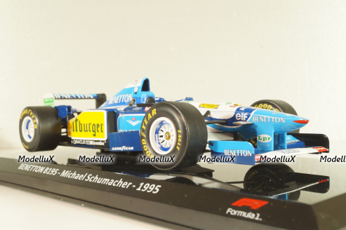 Benetton Renault B 195 M.Schumacher 1995, Formula 1, LGF022, LE GRANDI FORMULA 1 №22, Altaya 1:24