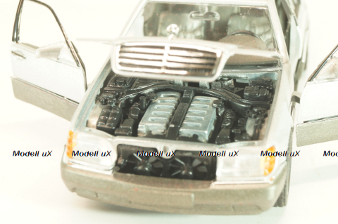 Mercedes-Benz 600 SEL (W140) 1991, silver metallic, 1261S, Schabak 1:43