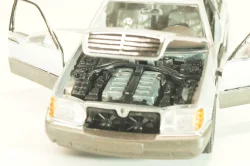 Mercedes-Benz 600 SEL (W140) 1991, silver metallic, 1261S, Schabak 1:43