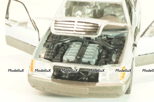 Mercedes-Benz 600 SEL (W140) 1991, silver metallic, 1261S, Schabak 1:43