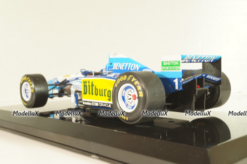 Benetton Renault B 195 M.Schumacher 1995, Formula 1, LGF022, LE GRANDI FORMULA 1 №22, Altaya 1:24