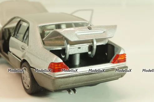 Mercedes-Benz 600 SEL (W140) 1991, silver metallic, 1261S, Schabak 1:43