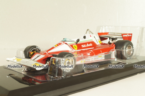 Ferrari 312 T2 #1 N.Lauda, winner Monaco GP 1976, red Formula 1, LGF020, LE GRANDI FORMULA 1 №20, Altaya 1:24