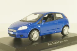 Fiat Grande Punto, 3-door, blue,  Hachette 1:43