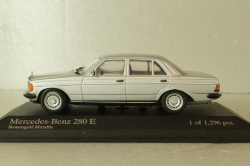 Mercedes-Benz 280 E (W123) 1976, silver, 430032208, Minichamps 1:43