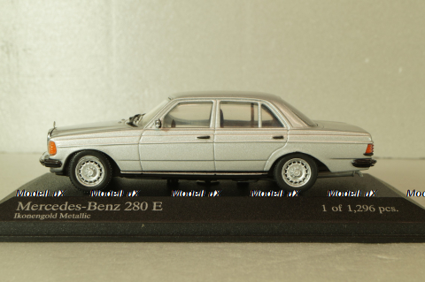 Mercedes-Benz 280 E (W123) 1976, silver, 430032208, Minichamps 1:43