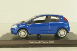 Fiat Grande Punto, 3-door, blue,  Hachette 1:43