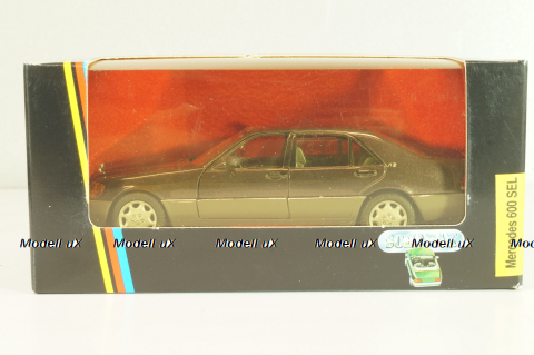 Mercedes-Benz 600 SEL (W140) 1991, silvergrey metallic, 1261SG, Schabak 1:43