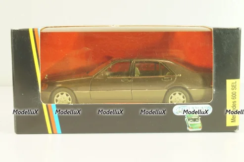 Mercedes-Benz 600 SEL (W140) 1991, silvergrey metallic, 1261SG, Schabak 1:43