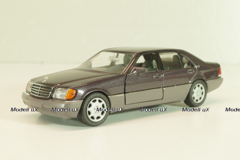 Mercedes-Benz 600 SEL (W140) 1991, silvergrey metallic, 1261SG, Schabak 1:43