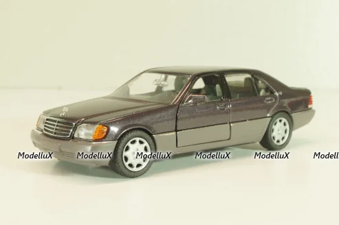Mercedes-Benz 600 SEL (W140) 1991, silvergrey metallic, 1261SG, Schabak 1:43