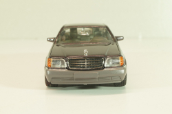 Mercedes-Benz 600 SEL (W140) 1991, silvergrey metallic, 1261SG, Schabak 1:43 Трещина в блистере!