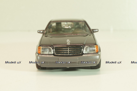 Mercedes-Benz 600 SEL (W140) 1991, silvergrey metallic, 1261SG, Schabak 1:43 Трещина в блистере!