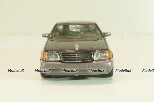 Mercedes-Benz 600 SEL (W140) 1991, silvergrey metallic, 1261SG, Schabak 1:43