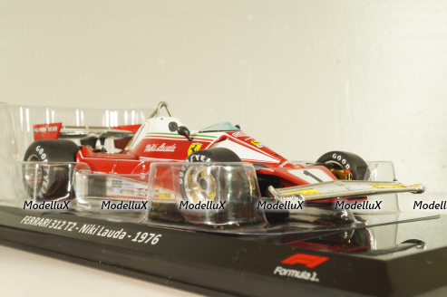 Ferrari 312 T2 #1 N.Lauda, winner Monaco GP 1976, red Formula 1, LGF020, LE GRANDI FORMULA 1 №20, Altaya 1:24