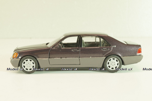 Mercedes-Benz 600 SEL (W140) 1991, silvergrey metallic, 1261SG, Schabak 1:43