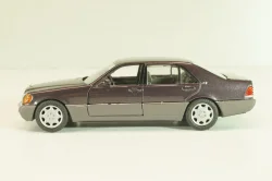 Mercedes-Benz 600 SEL (W140) 1991, silvergrey metallic, 1261SG, Schabak 1:43 Трещина в блистере!