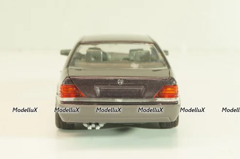 Mercedes-Benz 600 SEL (W140) 1991, silvergrey metallic, 1261SG, Schabak 1:43