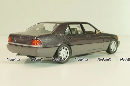 Mercedes-Benz 600 SEL (W140) 1991, silvergrey metallic, 1261SG, Schabak 1:43