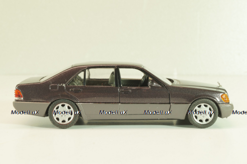 Mercedes-Benz 600 SEL (W140) 1991, silvergrey metallic, 1261SG, Schabak 1:43