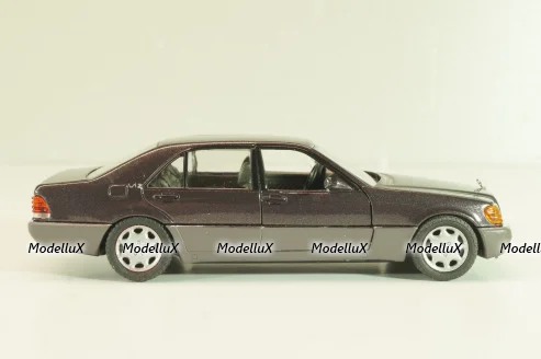 Mercedes-Benz 600 SEL (W140) 1991, silvergrey metallic, 1261SG, Schabak 1:43