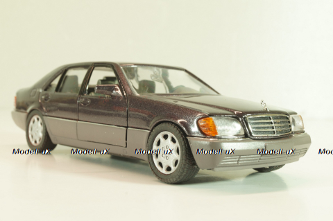 Mercedes-Benz 600 SEL (W140) 1991, silvergrey metallic, 1261SG, Schabak 1:43 Трещина в блистере!