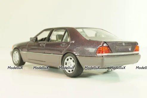 Mercedes-Benz 600 SEL (W140) 1991, silvergrey metallic, 1261SG, Schabak 1:43
