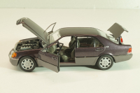 Mercedes-Benz 600 SEL (W140) 1991, silvergrey metallic, 1261SG, Schabak 1:43