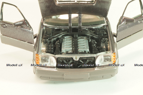 Mercedes-Benz 600 SEL (W140) 1991, silvergrey metallic, 1261SG, Schabak 1:43